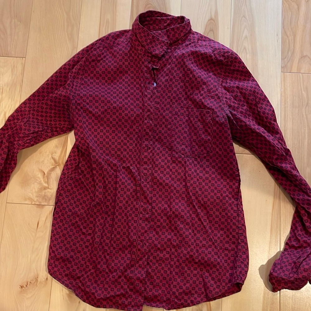 Red Steven Alan shirt